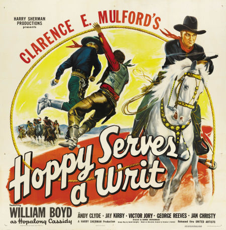 Hoppy Serves a Writ - Affiches