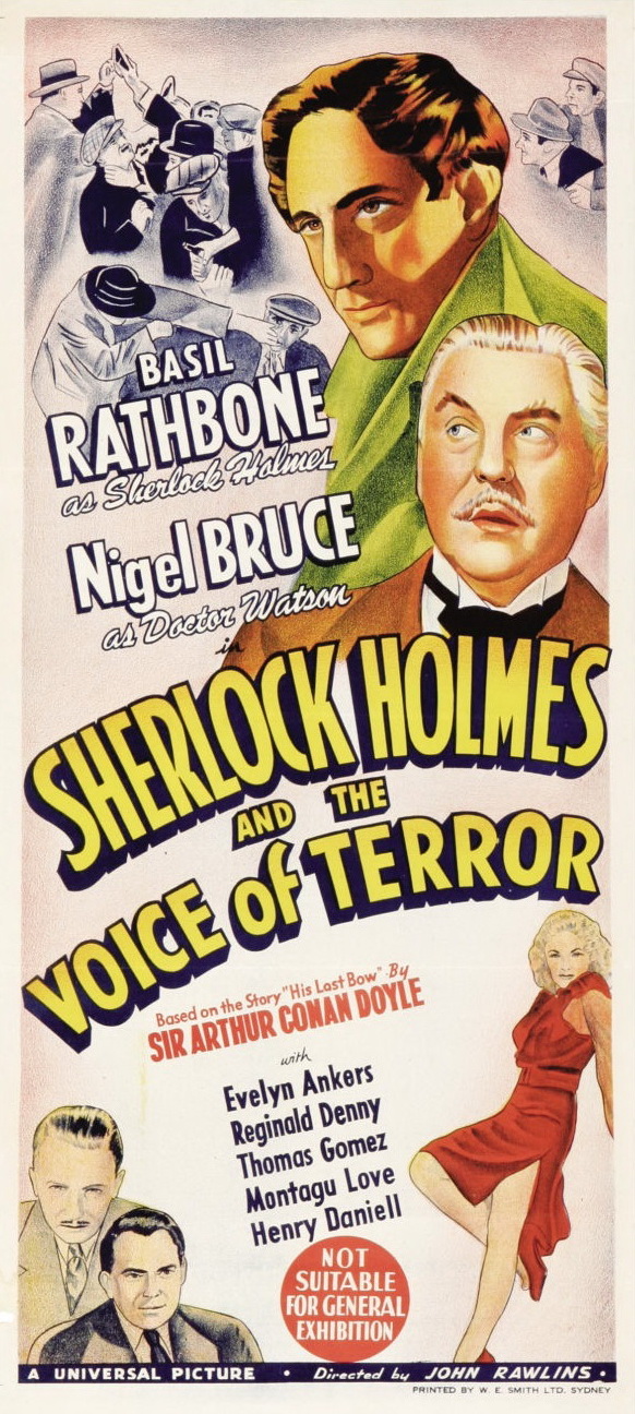 Sherlock Holmes and the Voice of Terror - Plakaty