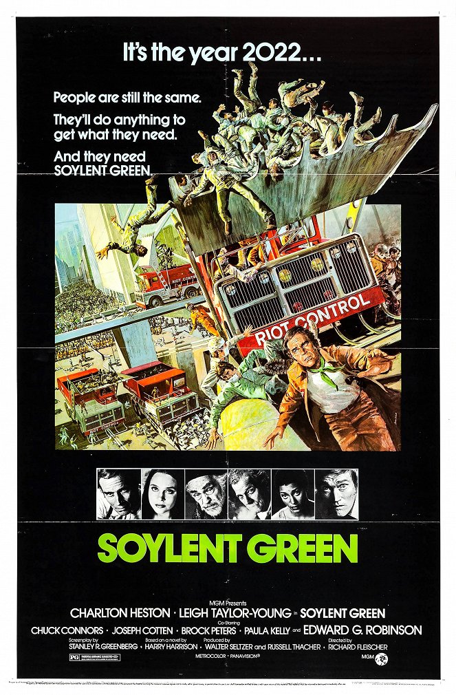 Soylent Green - 2022 ... die überleben wollen - Plakate