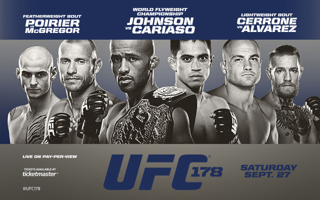 UFC 178: Johnson vs. Cariaso - Cartazes