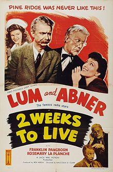 Two Weeks to Live - Affiches