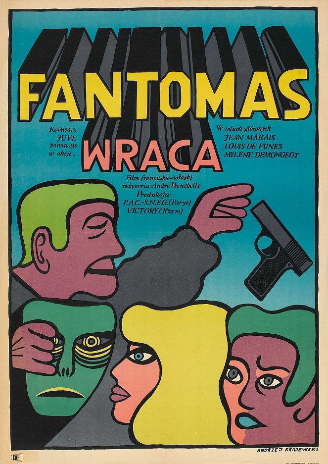 Fantomas powraca - Plakaty