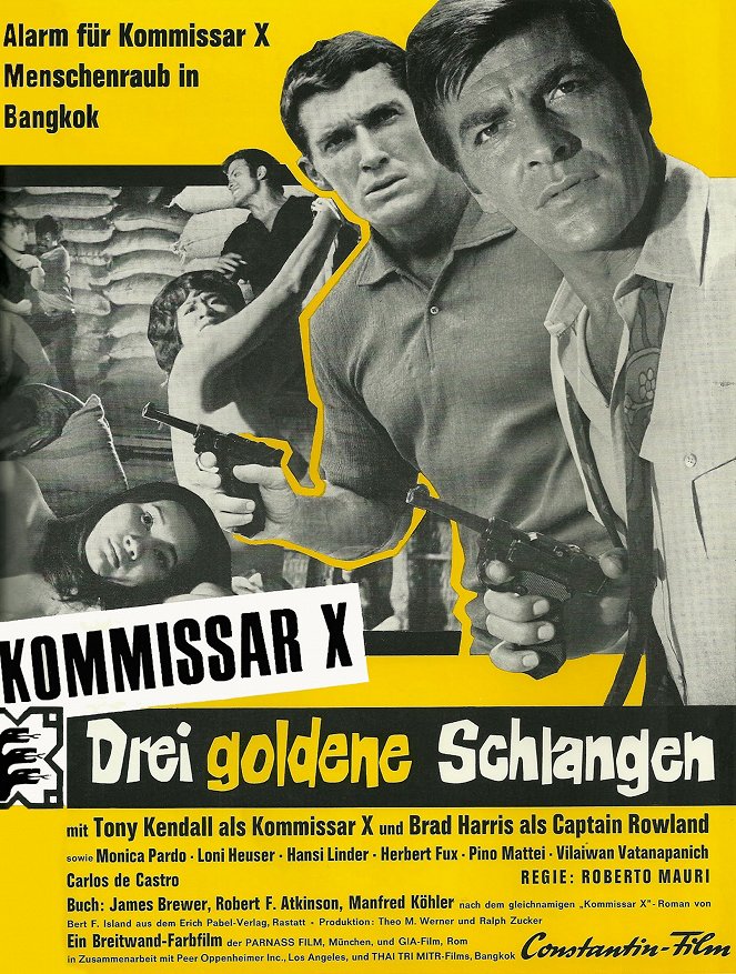 Kommissar X - Drei goldene Schlangen - Plakate