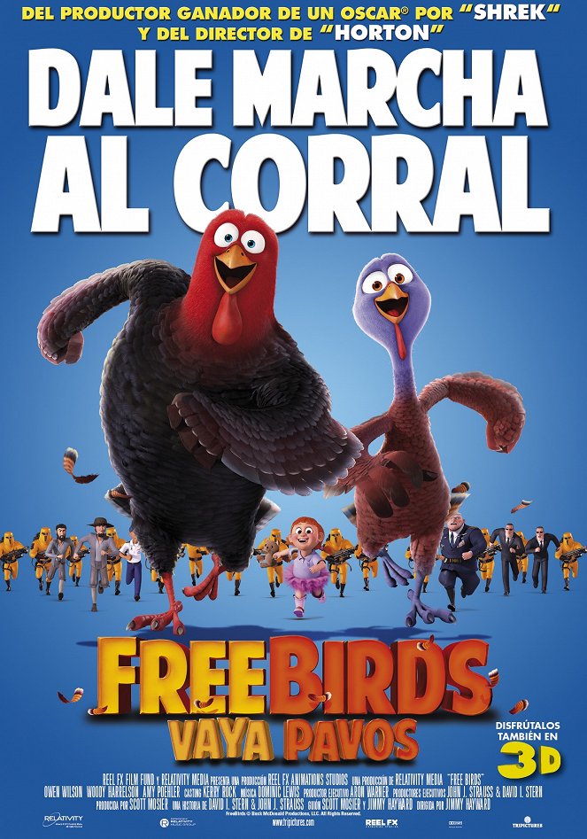 Free Birds (Vaya pavos) - Carteles