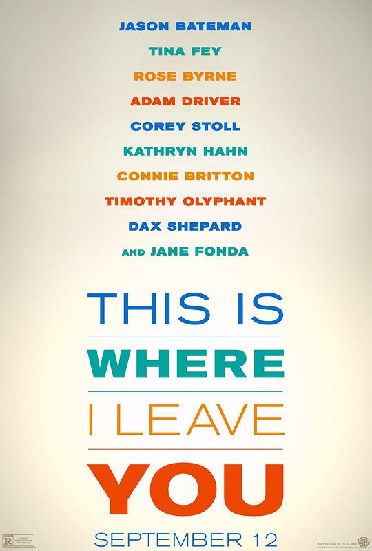 This Is Where I Leave You - Affiches