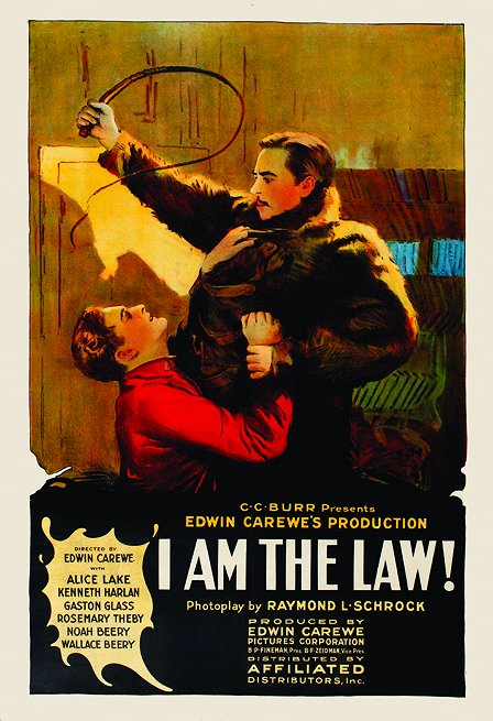 I Am the Law - Cartazes