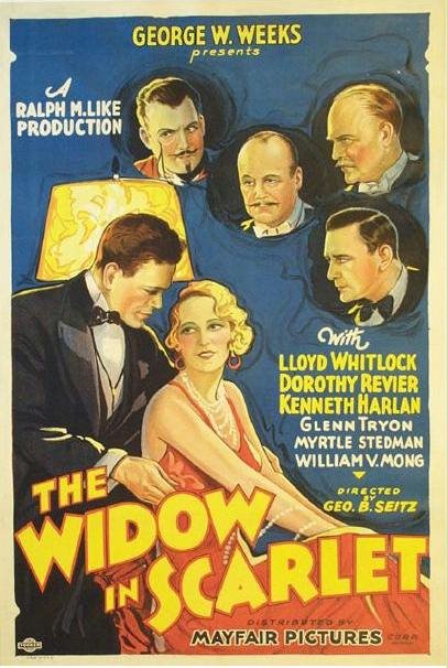The Widow in Scarlet - Affiches