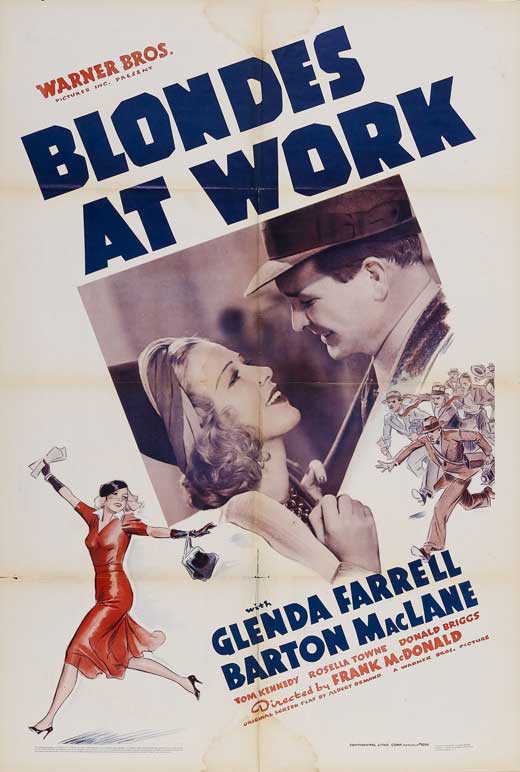 Blondes at Work - Affiches