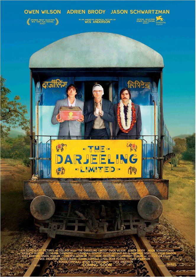 À bord du Darjeeling Limited - Affiches