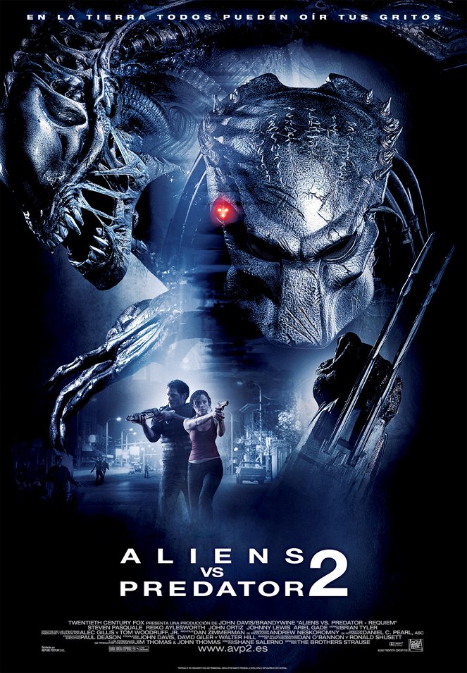 Aliens vs. Predator 2 - Carteles
