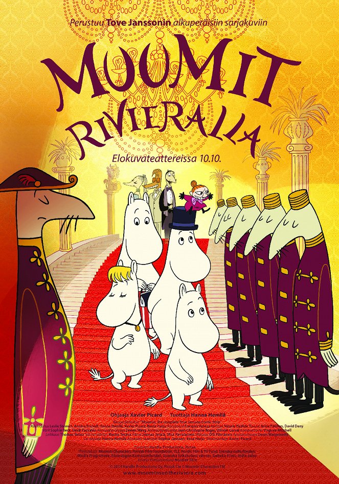 Les Moomins sur la Riviera - Affiches