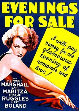 Evenings for Sale - Plakate