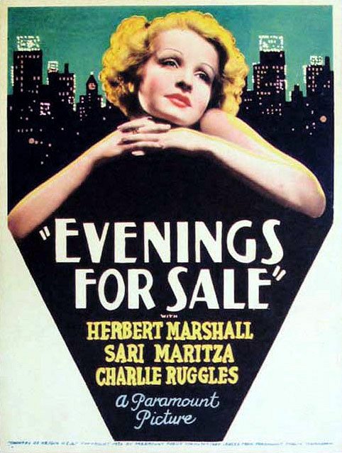 Evenings for Sale - Affiches