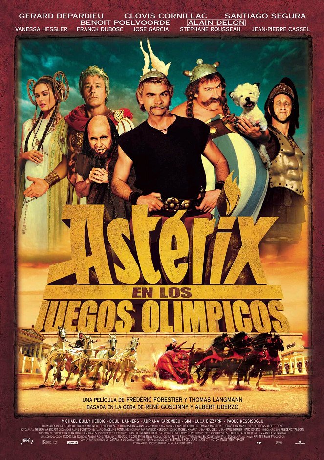 Asterix en los juegos olímpicos - Carteles