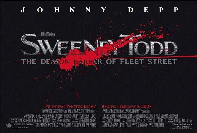 Sweeney Todd: Čertovský holič z Fleet Street - Plagáty