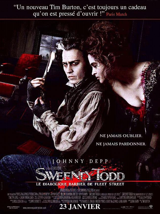 Sweeney Todd, le diabolique barbier de Fleet Street - Affiches