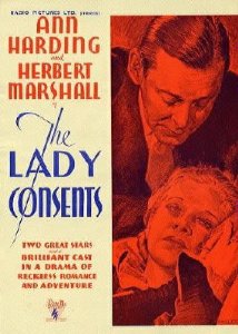 The Lady Consents - Affiches