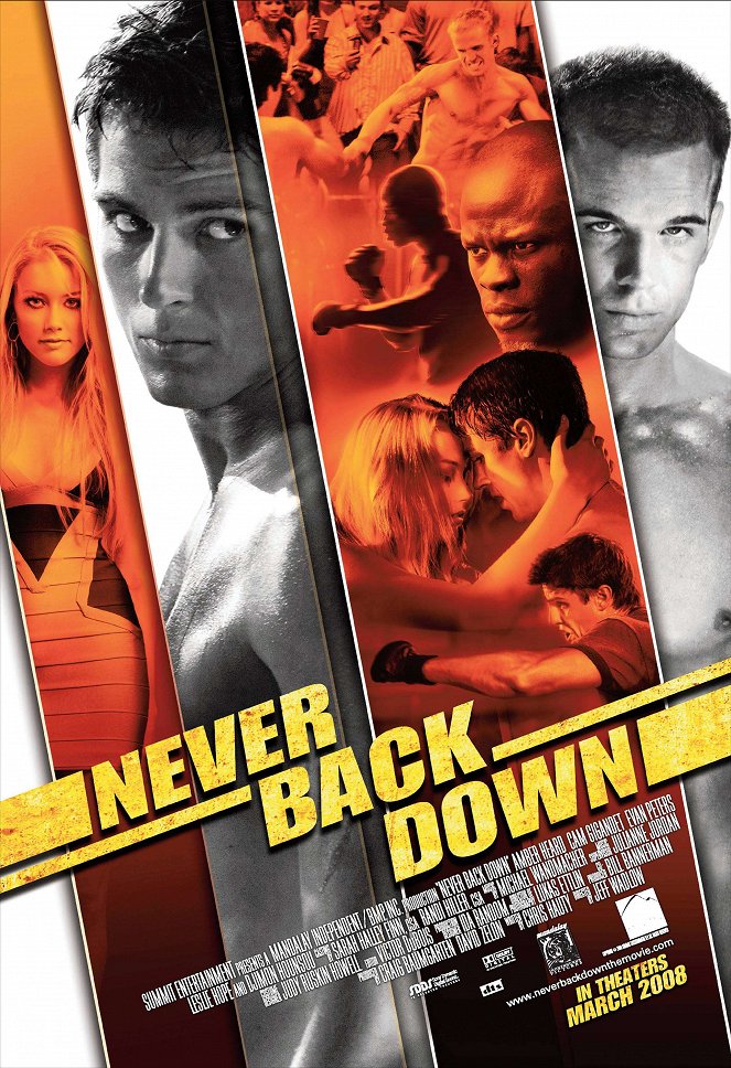 Never Back Down - Affiches