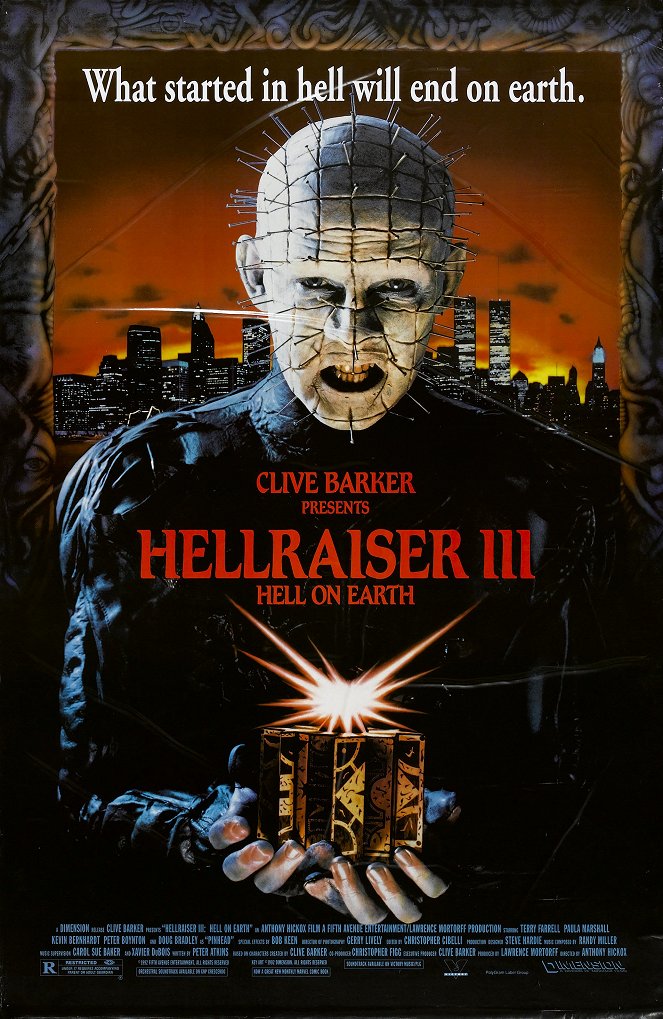 Hellraiser 3 - Pokol a Földön - Plakátok