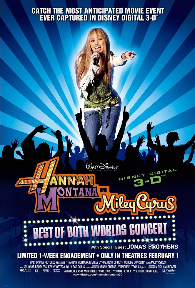 Hannah Montana i Miley Cyrus: Koncert Best of Both Worlds - Plakaty