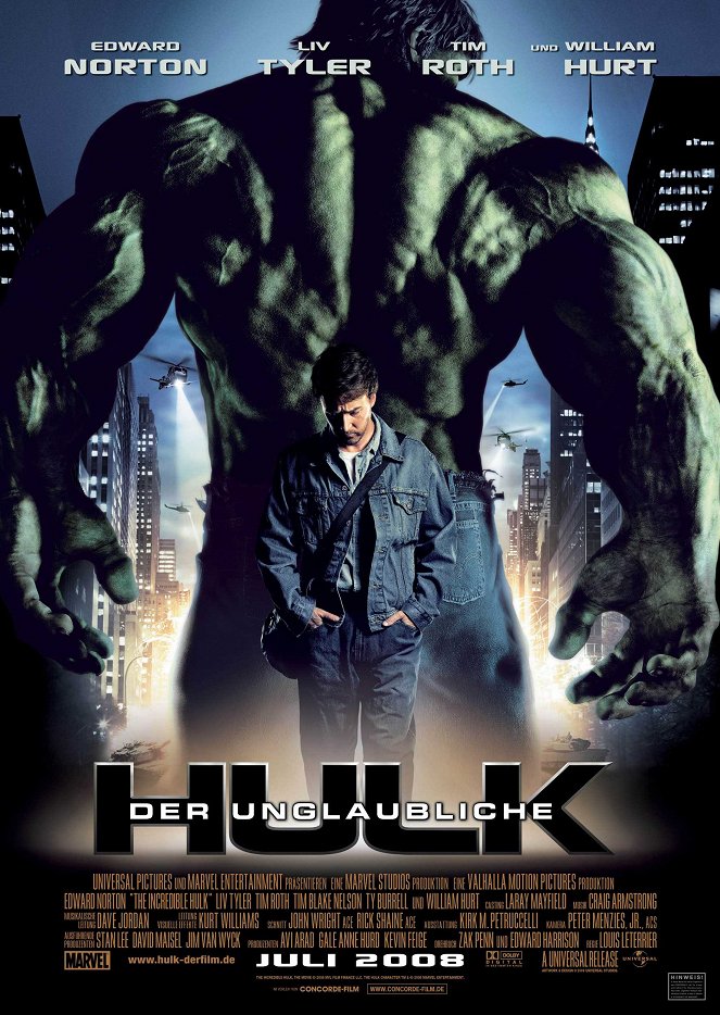Der unglaubliche Hulk - Plakate