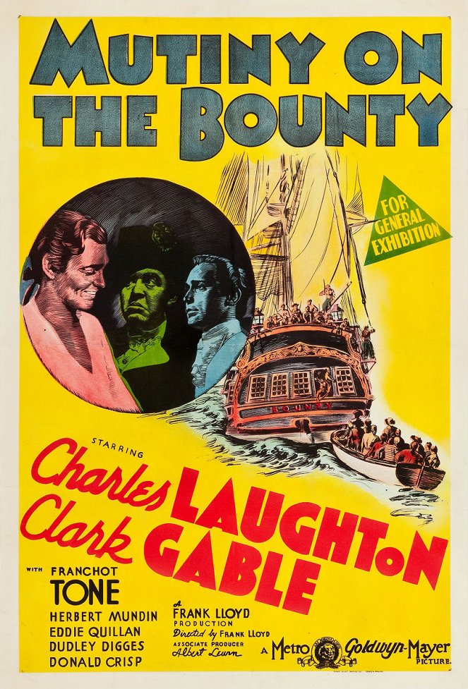 Mutiny on the Bounty - Cartazes