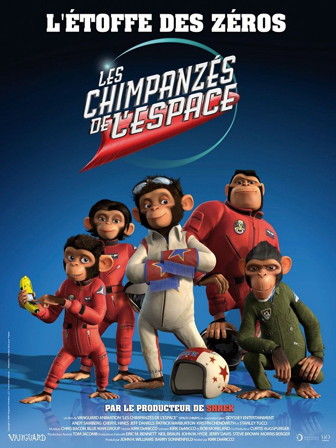 Les Chimpanzés de l'espace - Affiches