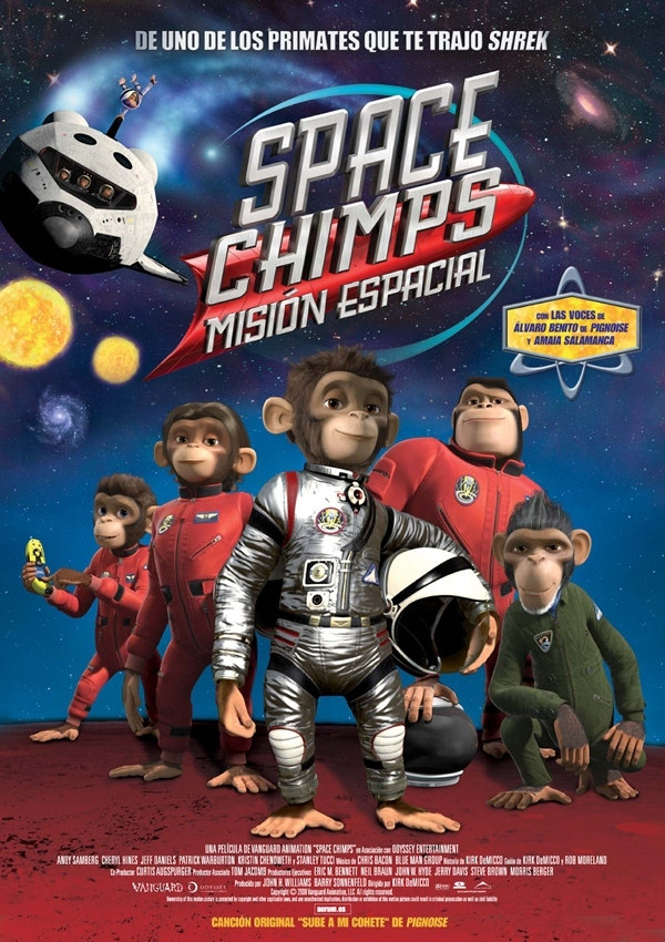 Space Chimps: Misión espacial - Carteles