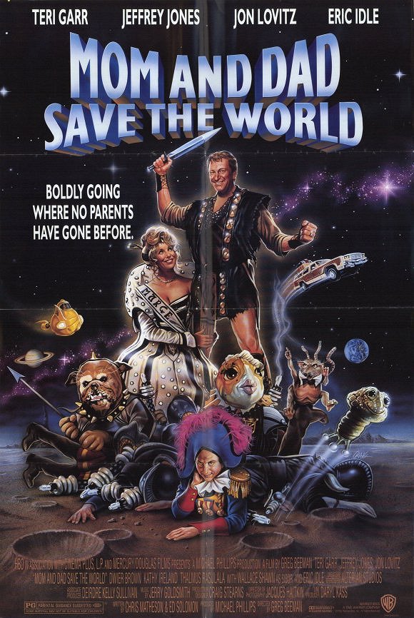 Mom and Dad Save the World - Posters