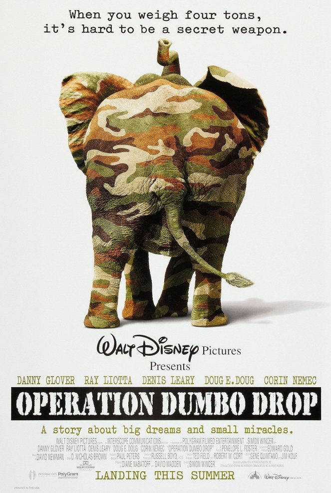Operation Dumbo Drop - Cartazes