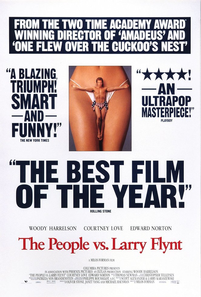 Skandalista Larry Flynt - Plakaty