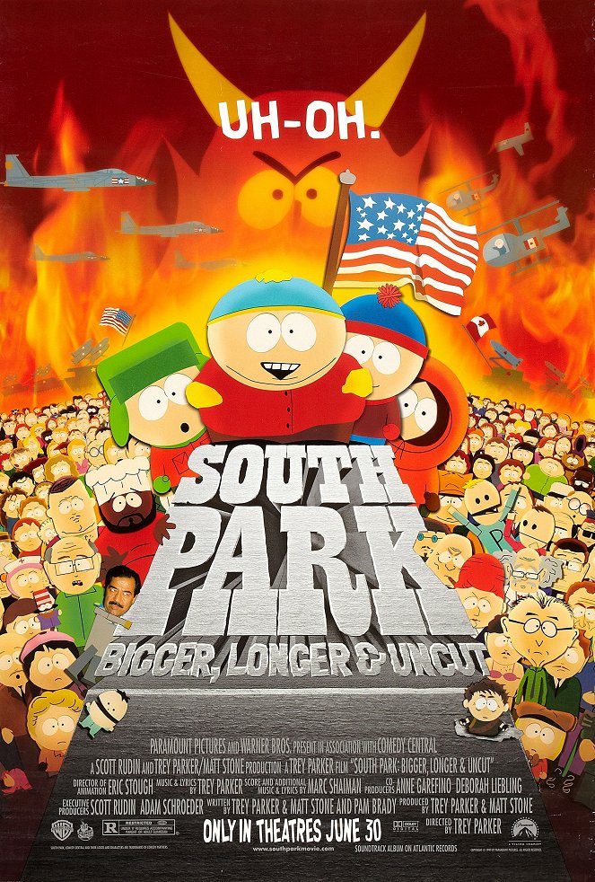 South Park, le film - Plus long, plus grand et pas coupé - Affiches