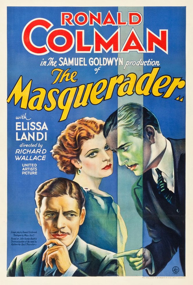 The Masquerader - Affiches