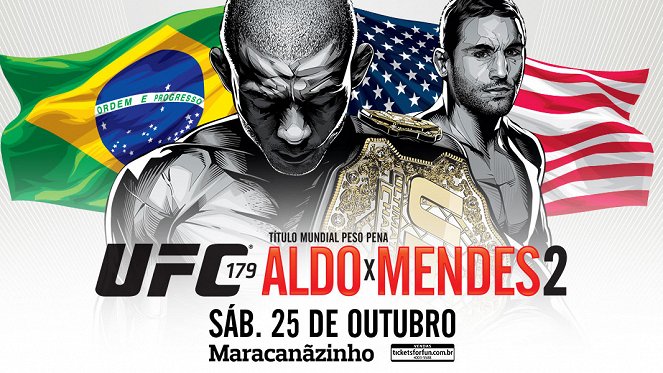 UFC 179: Aldo vs. Mendes 2 - Cartazes