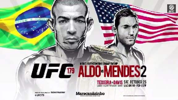 UFC 179: Aldo vs. Mendes 2 - Cartazes
