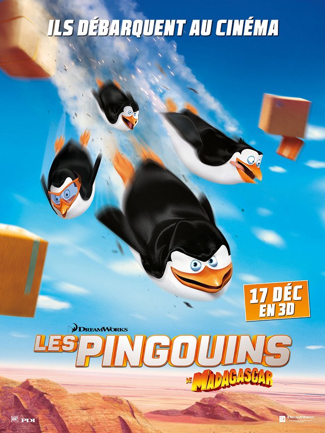 Les Pingouins de Madagascar - Affiches