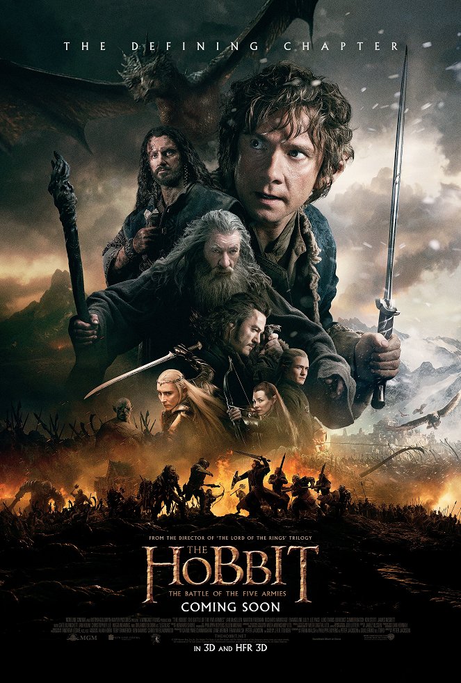 Hobbit: Bitwa pięciu armii - Plakaty