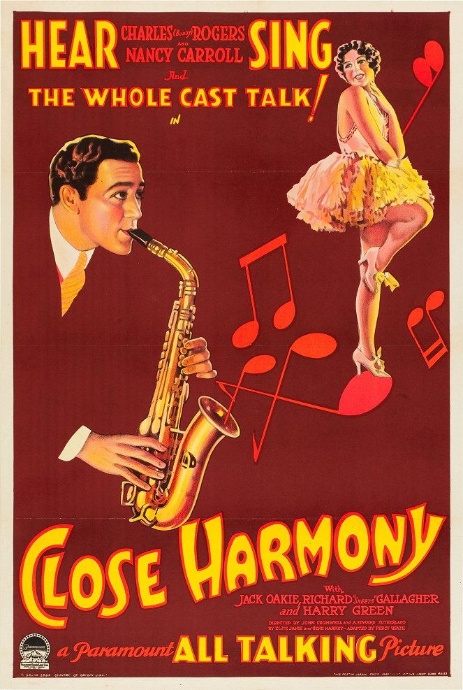 Close Harmony - Posters