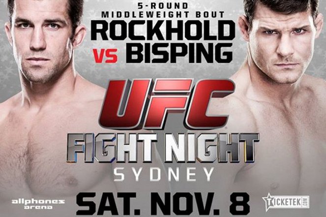 UFC Fight Night: Bisping vs. Rockhold - Plagáty