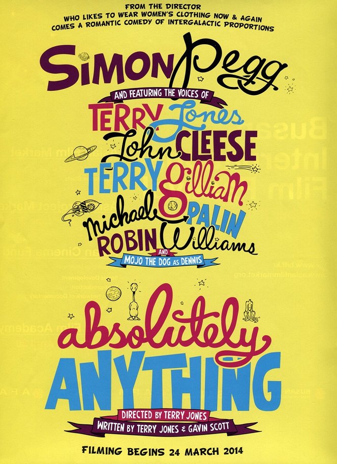 Absolutely Anything - Julisteet