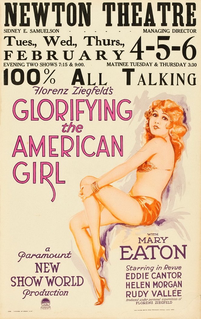 Glorifying the American Girl - Carteles