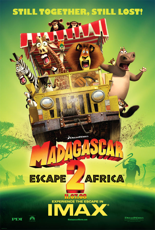 Madagaskar 2: Útek do Afriky - Plagáty