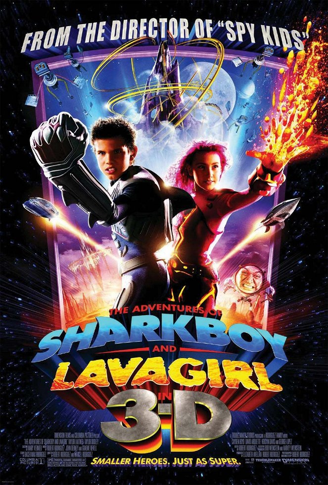 Die Abenteuer von Sharkboy und Lavagirl - Plakate