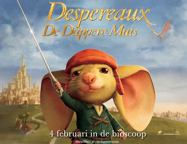 Despereaux, de dappere muis - Posters
