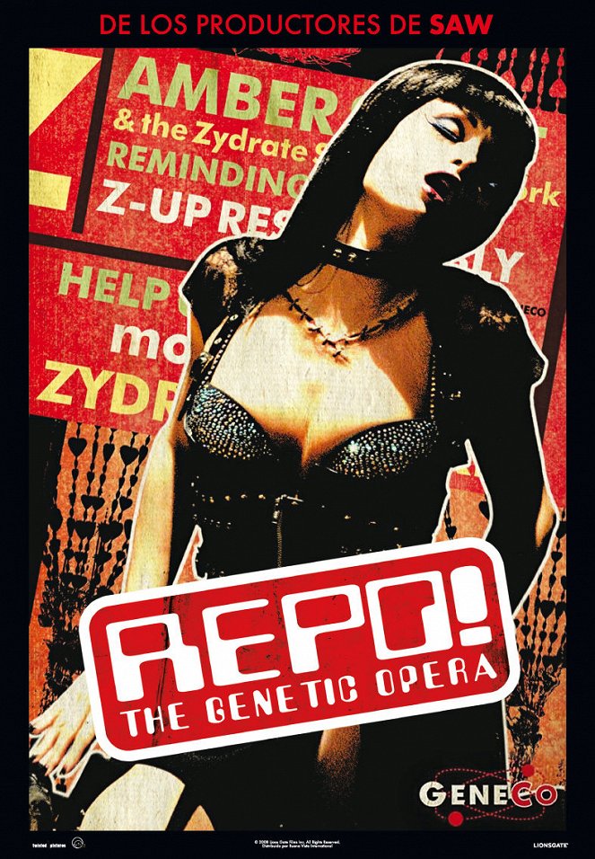 Repo! The Genetic Opera - Carteles