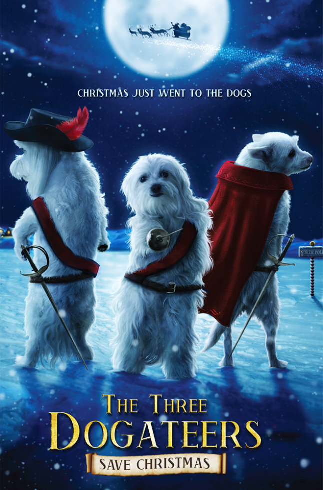 Die drei Hundketiere retten Weihnachten - Plakate