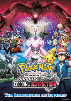Pokémon 17: Diancie a zámotek zkázy - Plakáty