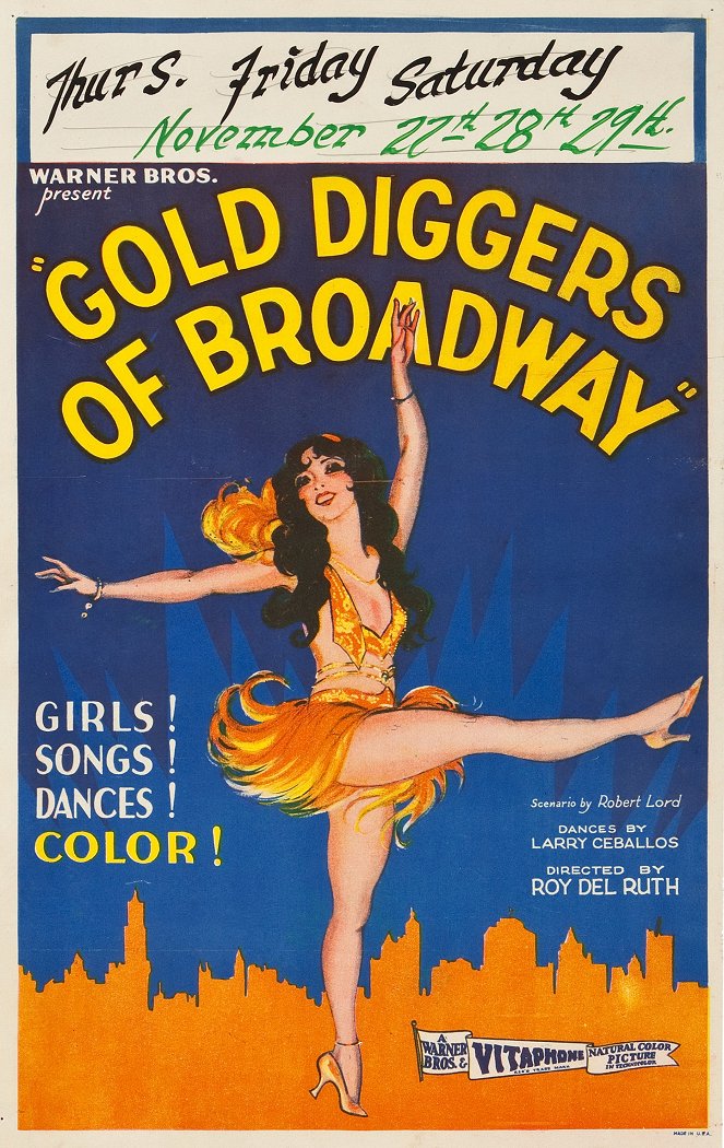 Gold Diggers of Broadway - Affiches