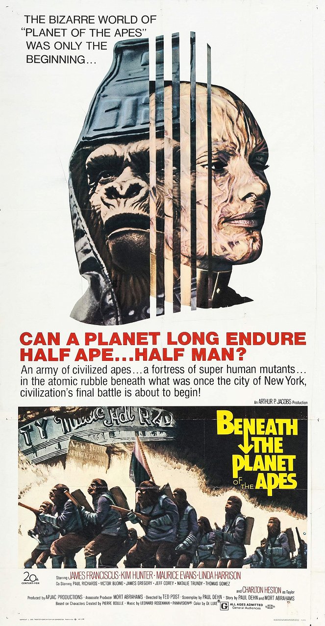 Beneath the Planet of the Apes - Posters