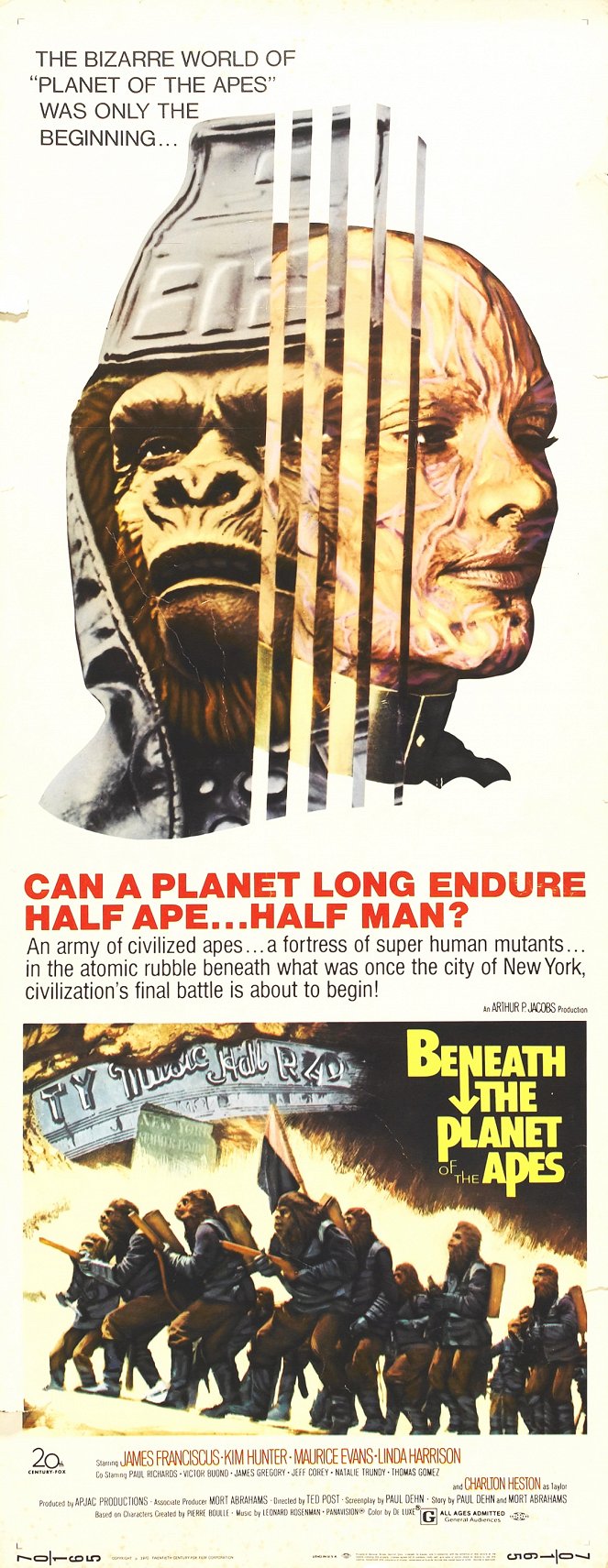 Beneath the Planet of the Apes - Posters